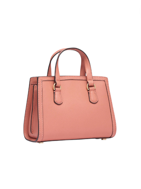 Pink handbag on a white background monza outlet, Shein outlet, monza fashion