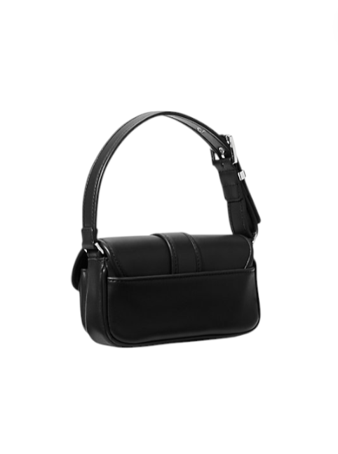 Black handbag on a white background monza outlet, Shein outlet, monza fashion
