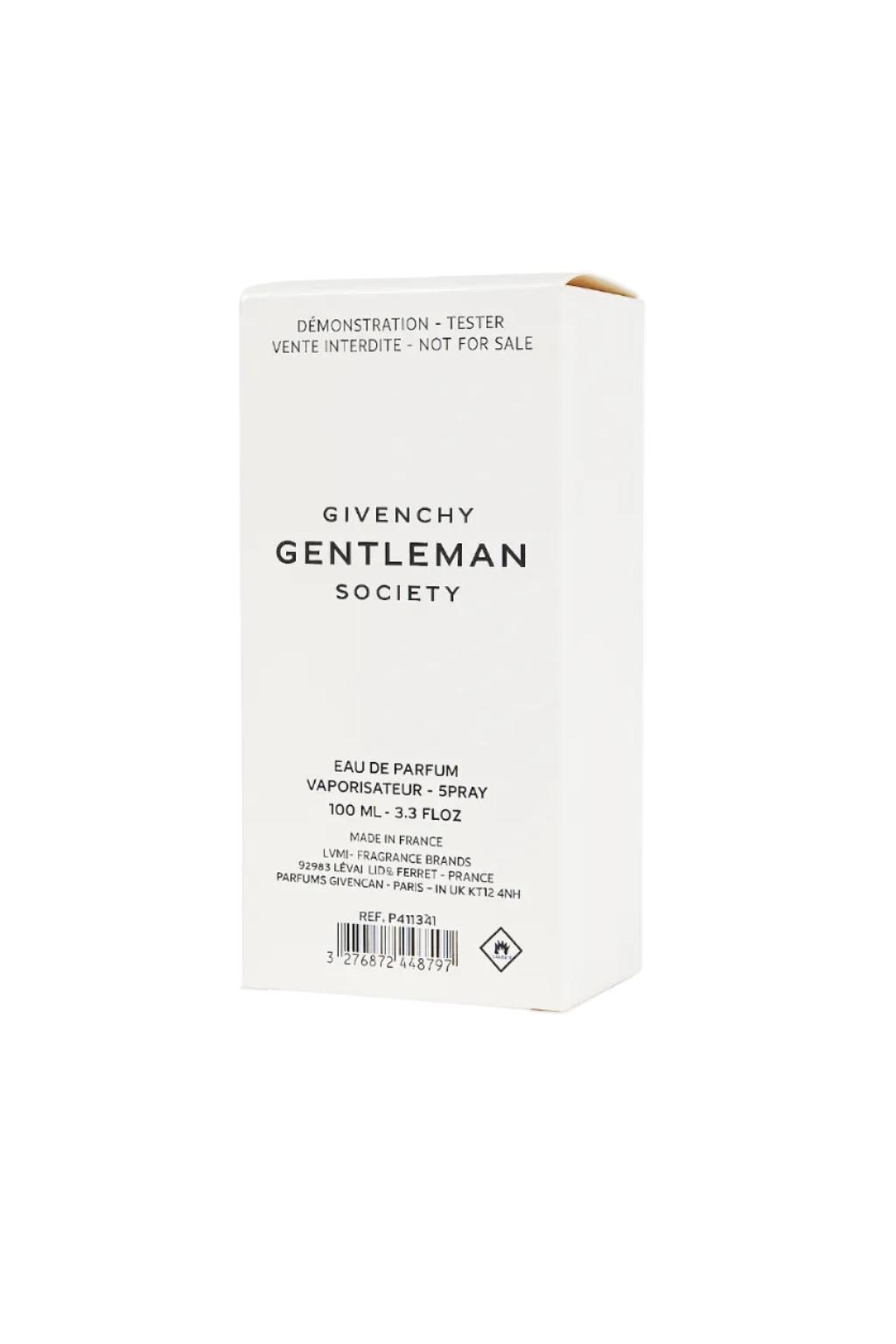 Givenchy Gentleman Society eau de parfum packaging on a white background Monza Outlet