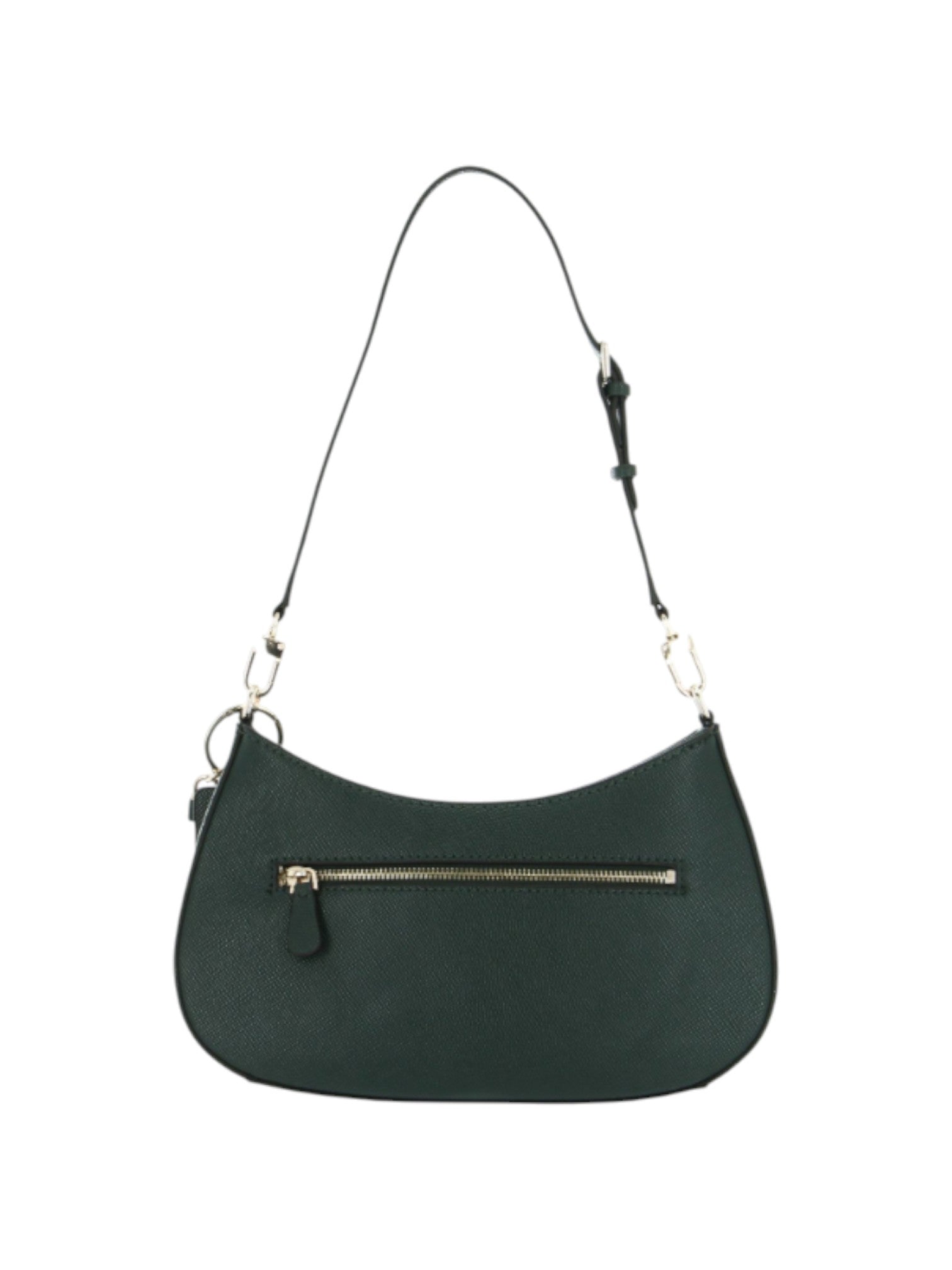 Green handbag with a shoulder strap on a white background. Guess, Monza Outlet, Monza Fashion, Shein Outlet