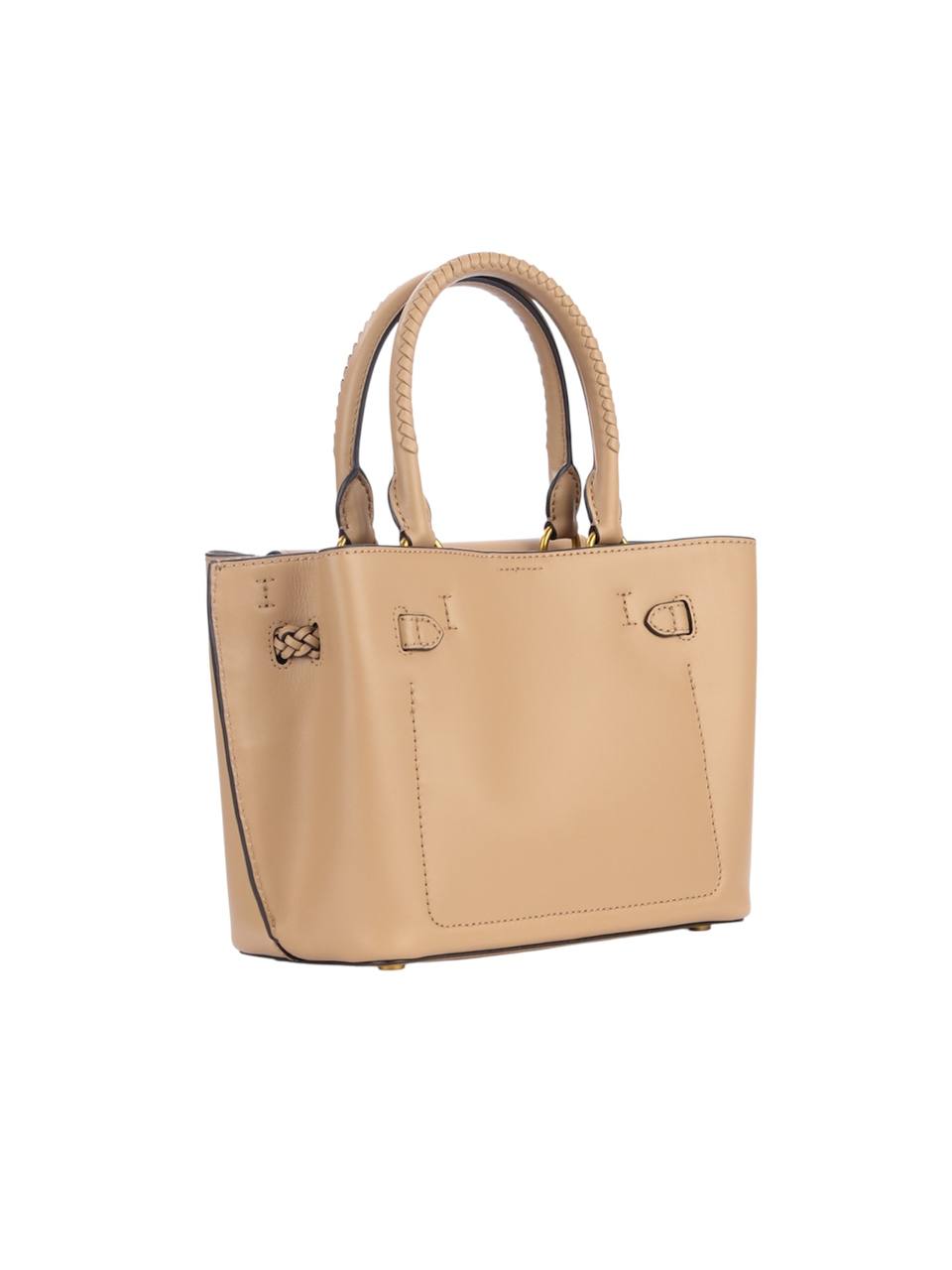 Beige handbag with braided handles on a white background Michael Kors Monza Outlet, Monza Fashion, Shein Outlet