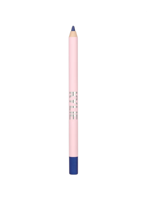 Pink eyeliner pencil with blue cap on a white background Kylie Monza Outlet, Monza Fashion, Shein Outlet