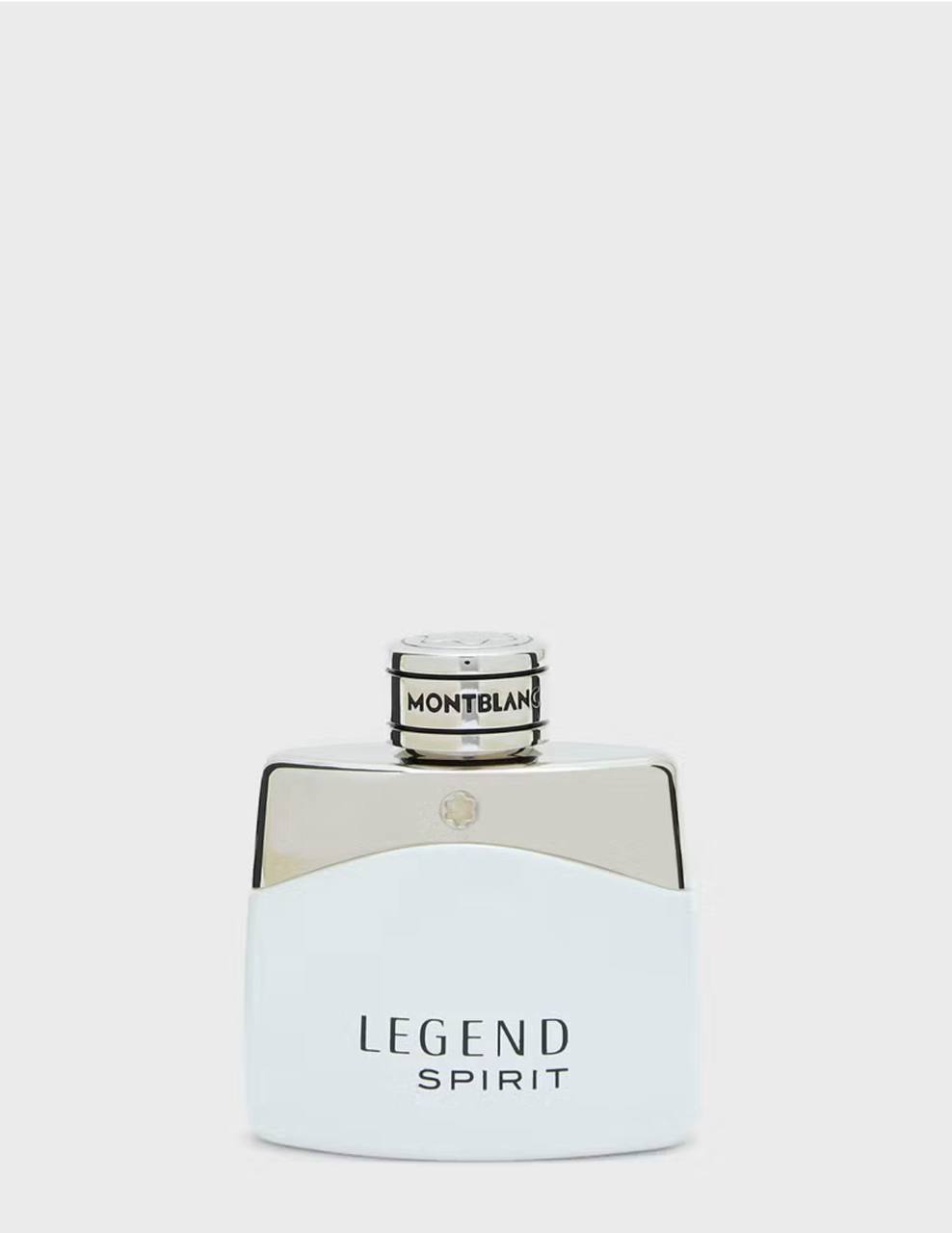 Montblanc Legend Spirit perfume bottle on a light gray background. Montblanc, Monza Outlet, Monza Fashion, Shein Outlet