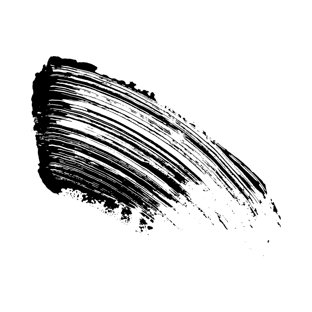 Black brush stroke on a white background Monza fashion outlet, monza outlet, shein outlet, shien outlet cosmetics, makeup, perfume