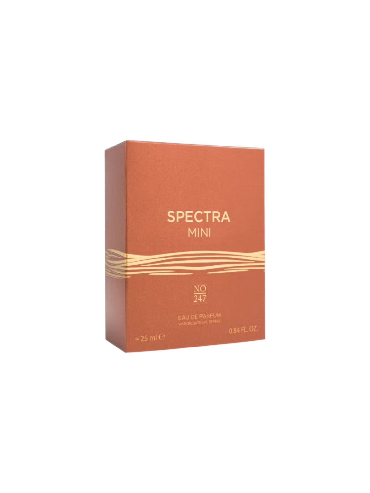 Spectra Mini perfume box on a white background. Spectra, Monza Outlet, Monza Fashion, Shein Outlet