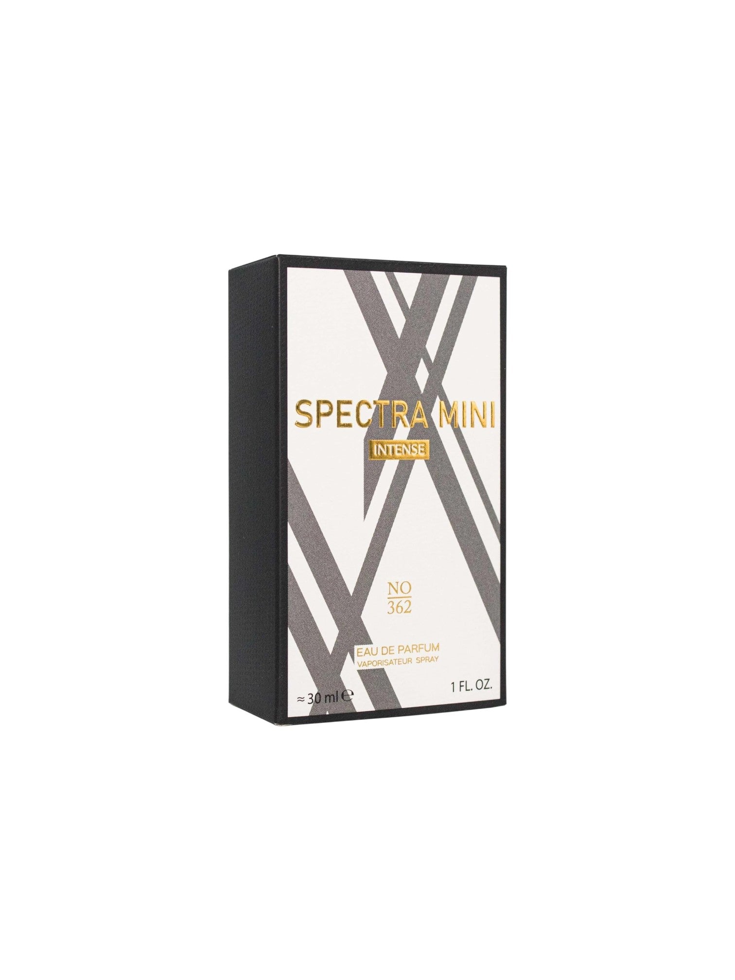 Spectra Mini Intense perfume packaging on a white background. Spectra Mini, Monza Outlet, Monza Fashion, Shein Outlet
