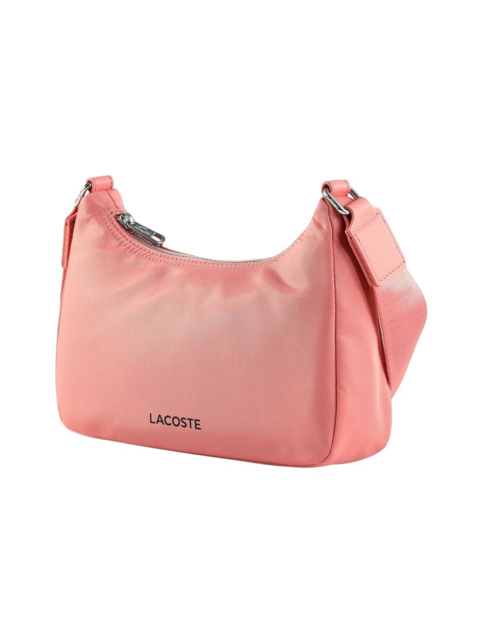 Pink handbag with Lacoste branding on a white background Lacoste Monza Outlet