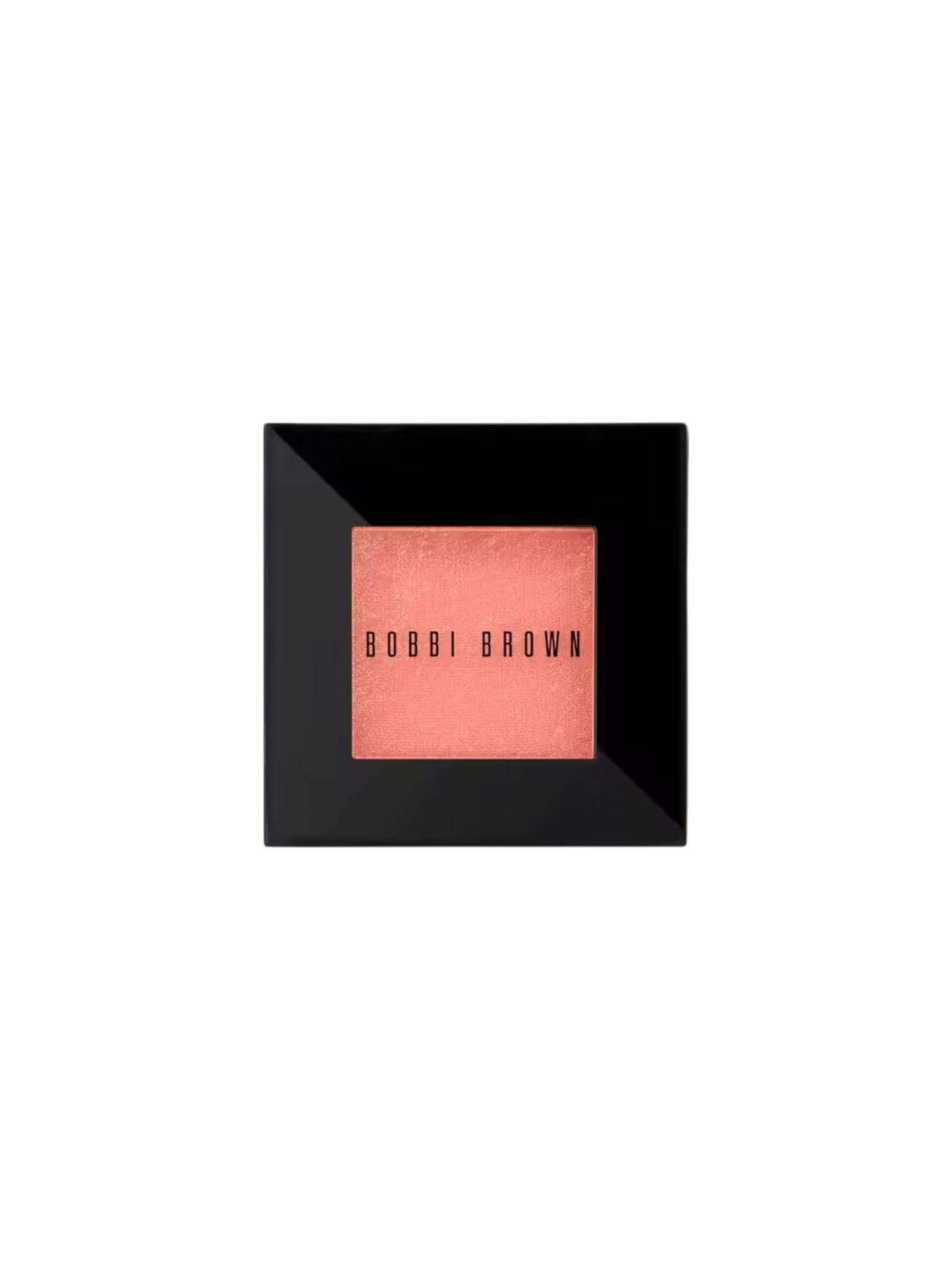 Bobbi Brown blush in a black compact on a white background. Bobbi Brown, Monza Outlet, Monza Fashion, Shein Outlet