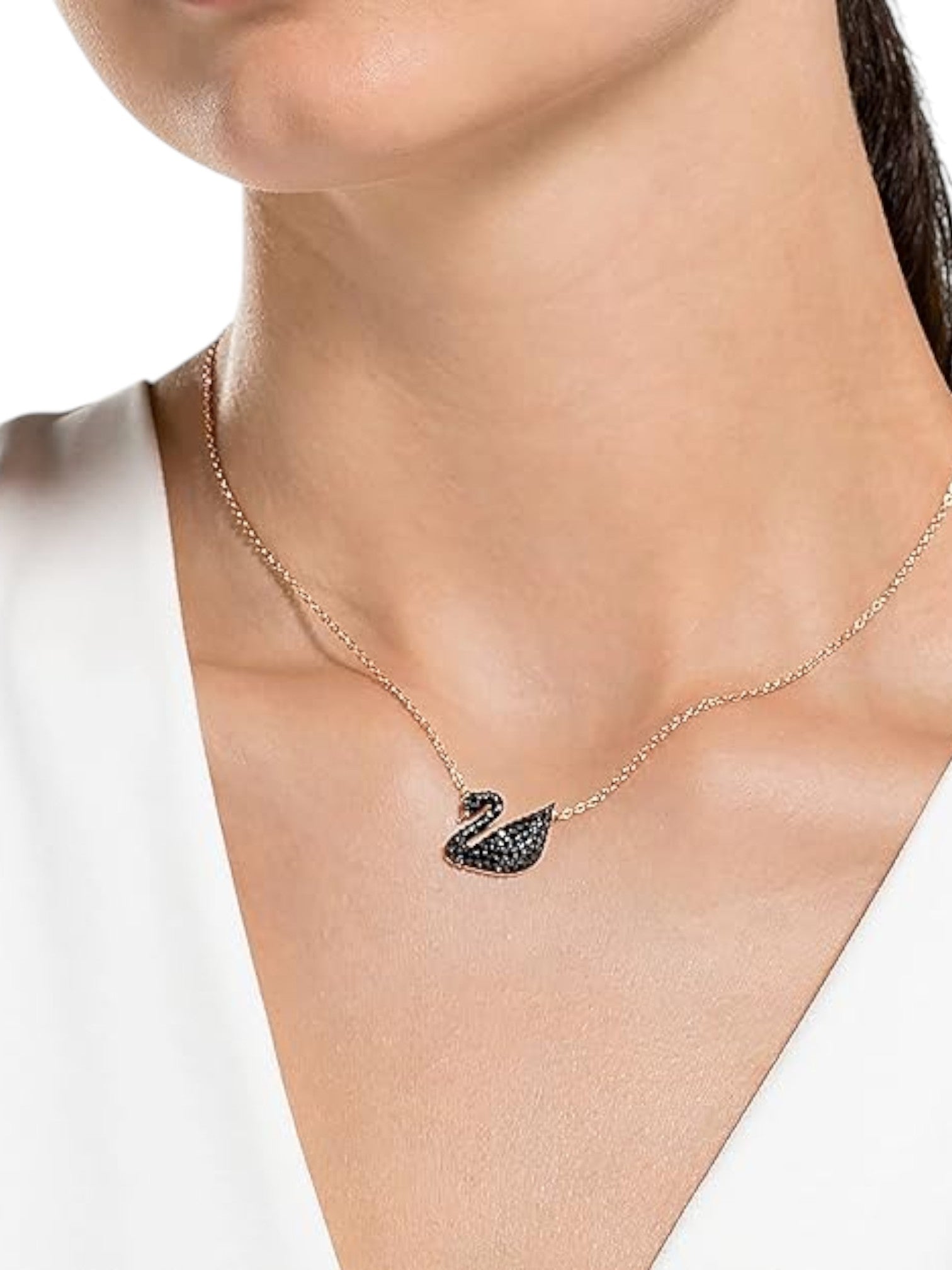 Swarovski Necklace Kalung Ori Original Swan