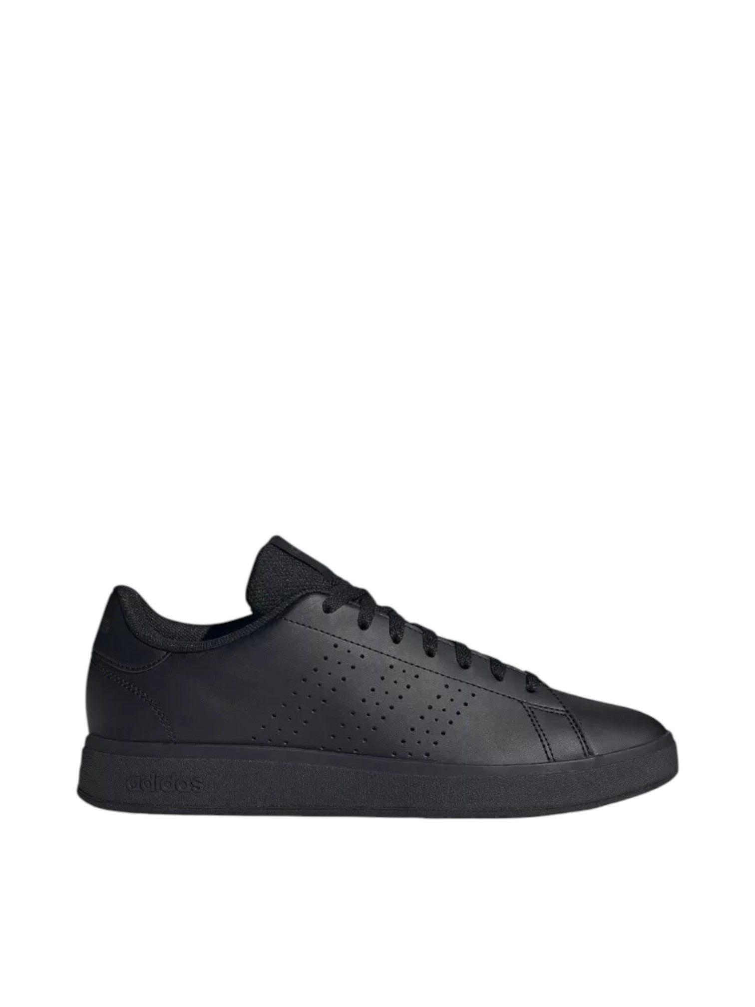 Black sneaker on a white background. Adidas, Monza Outlet, Monza Fashion, Shein Outlet