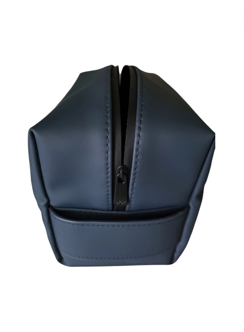 Blue pouch with a zipper on a white background monza outlet, Shein outlet, monza fashion