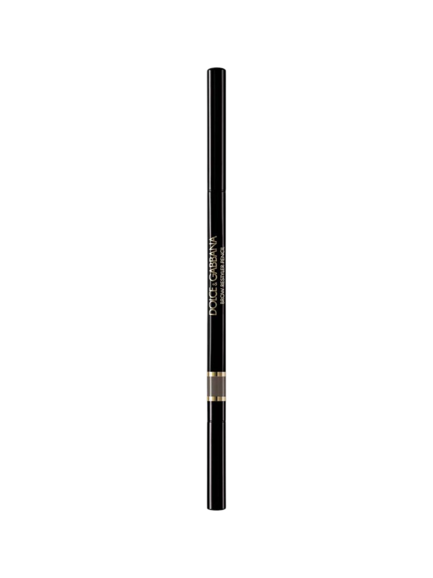 Black makeup pencil with gold accents on a white background Dolce Gabbana Monza Outlet