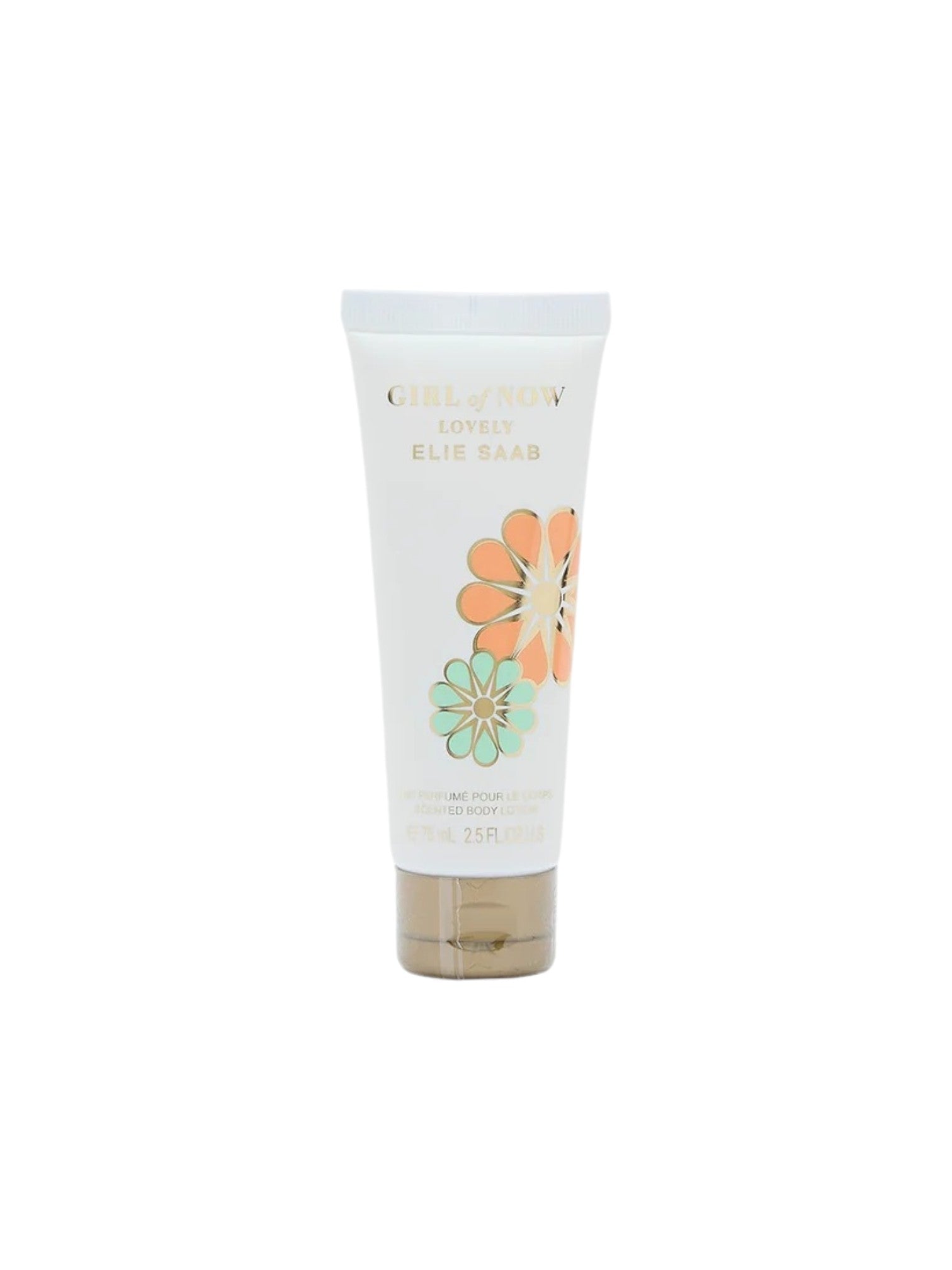 Tube of Creme of Nature body wash with floral design on a white background. Elie Saab, Monza Outlet, Monza Fashion, Shein Outlet