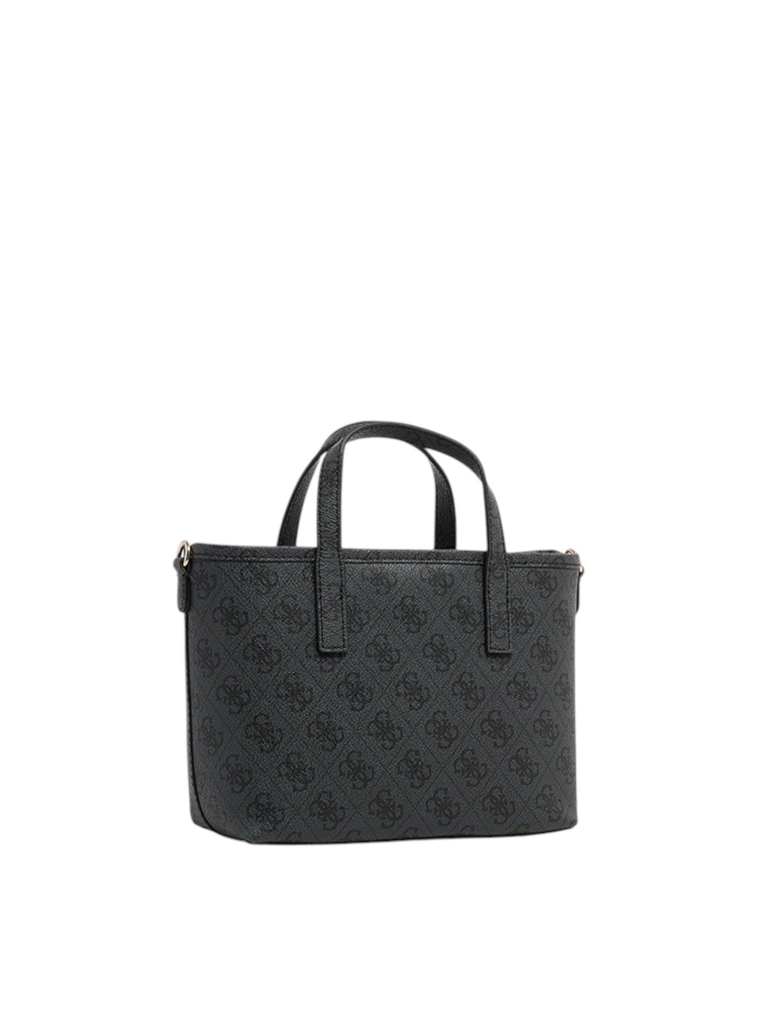 Black quilted handbag on a white background. Guess, Monza Outlet, Monza Fashion, Shein Outlet