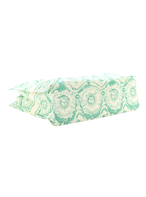 Green and white patterned headband on a white background monza outlet, Shein outlet, monza fashion