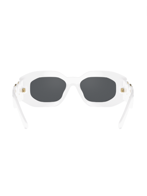 White sunglasses with dark lenses on a white background Monza Outlet, Monza Fashion, Shein Outlet