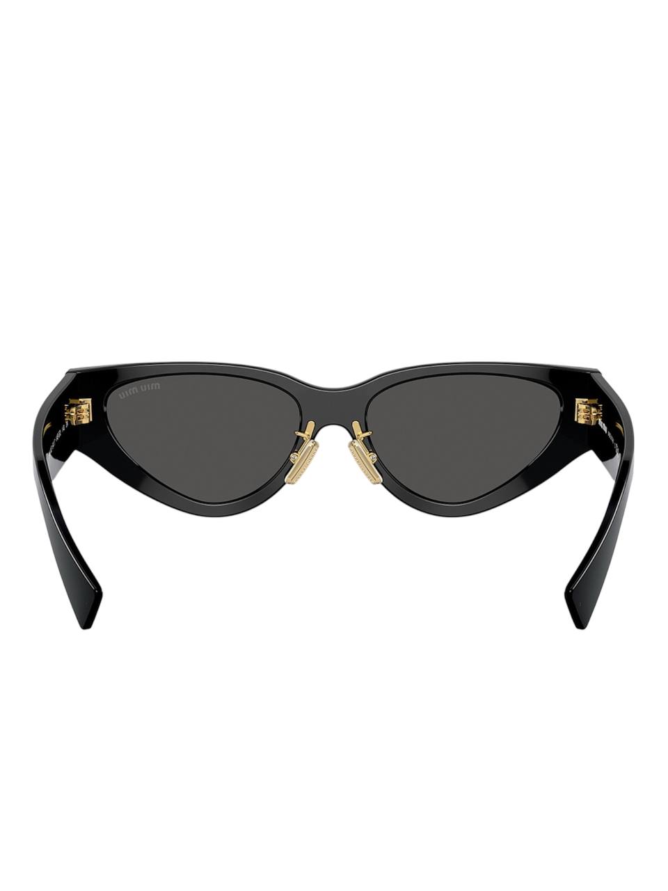 Black cat-eye sunglasses with gold accents on a white background Monza Outlet, Monza Fashion, Shein Outlet