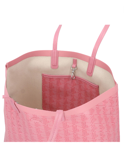 Pink bra with a patterned pocket on a white background Lacoste Monza Outlet, Monza Fashion, Shein Outlet