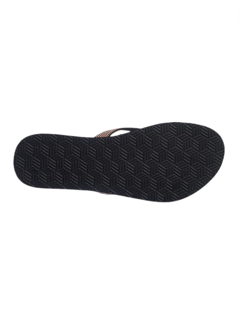 Black sandal sole with textured pattern on a white background monza outlet, Shein outlet, monza fashion