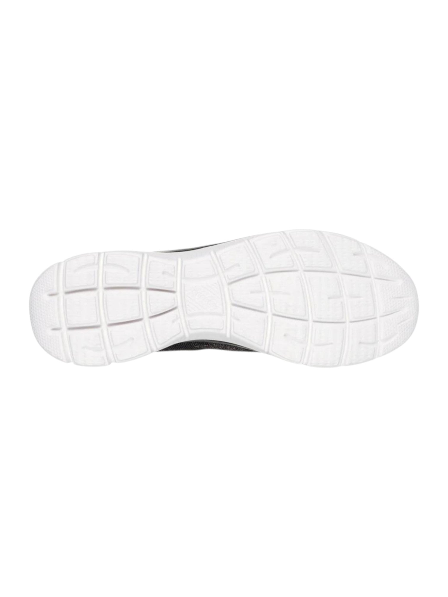 White athletic shoe sole on a white background. Skechers, Monza Outlet, Monza Fashion, Shein Outlet