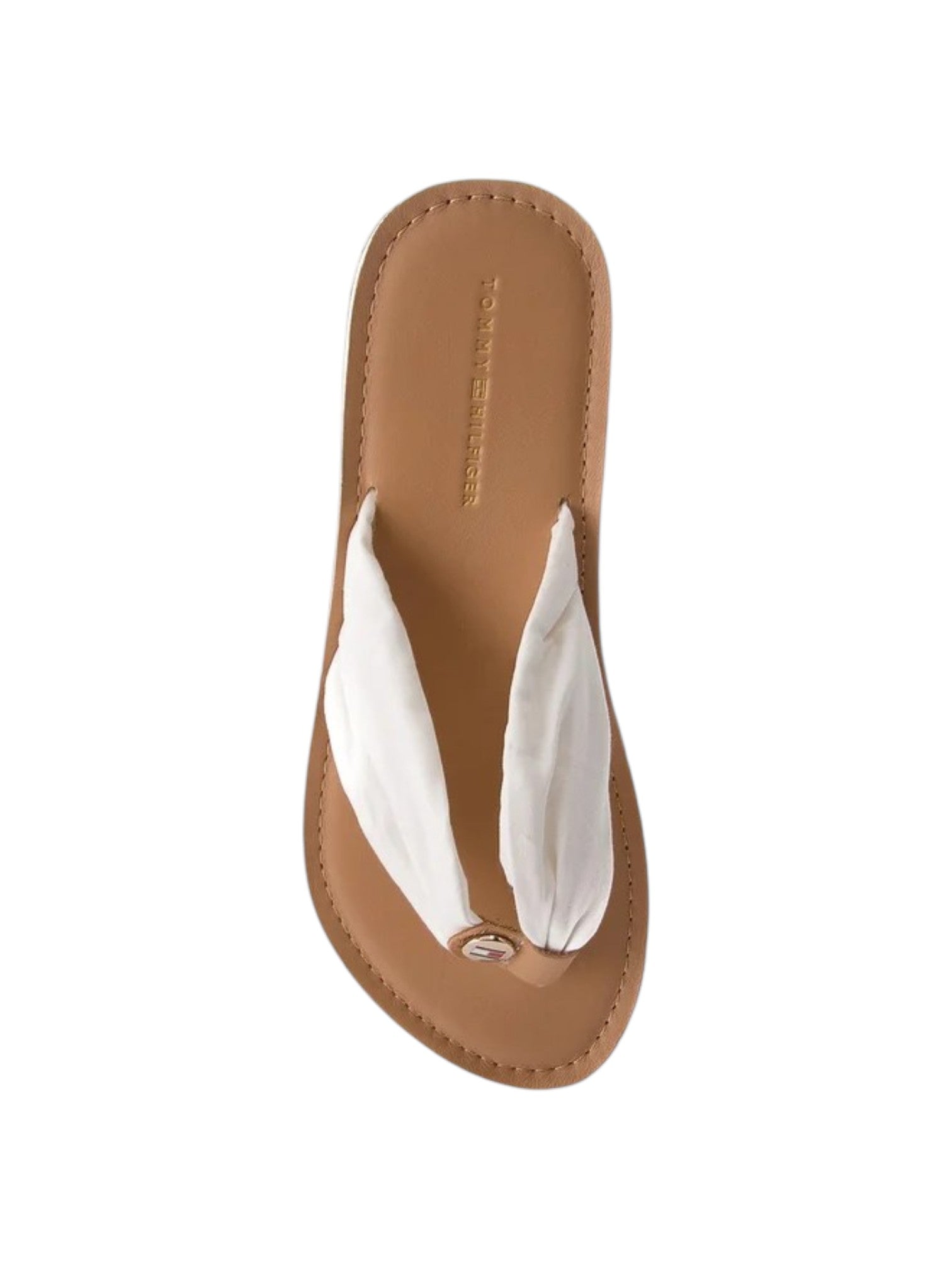Tommy Hilfiger Women's Leather Footbed Beach Sandals