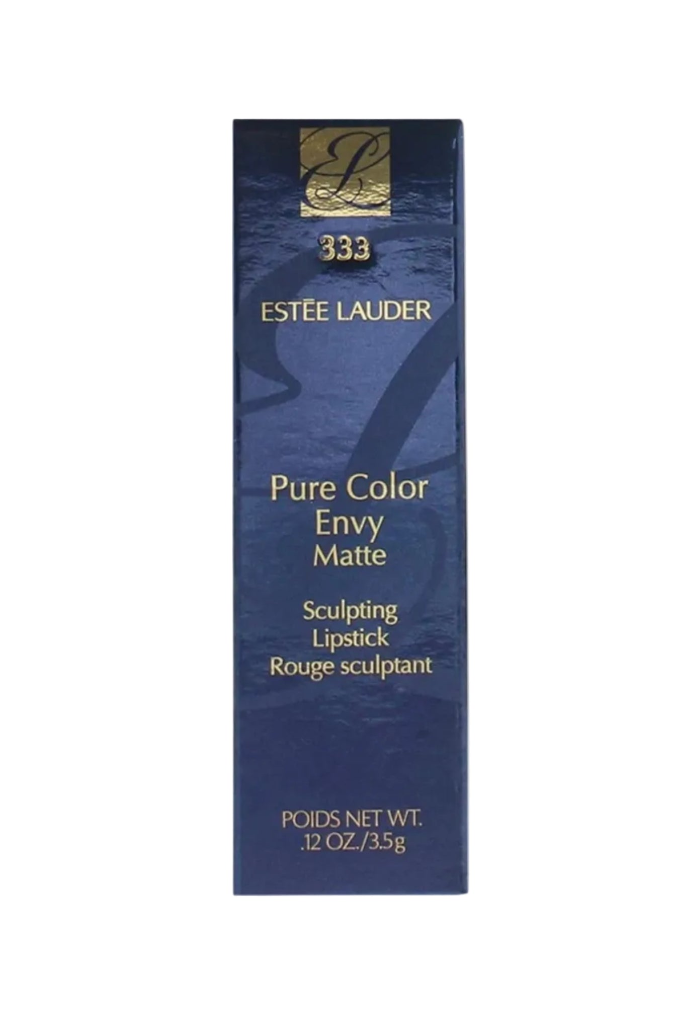 Estée Lauder Pure Color Envy Matte lipstick packaging on a white background Monza Outlet