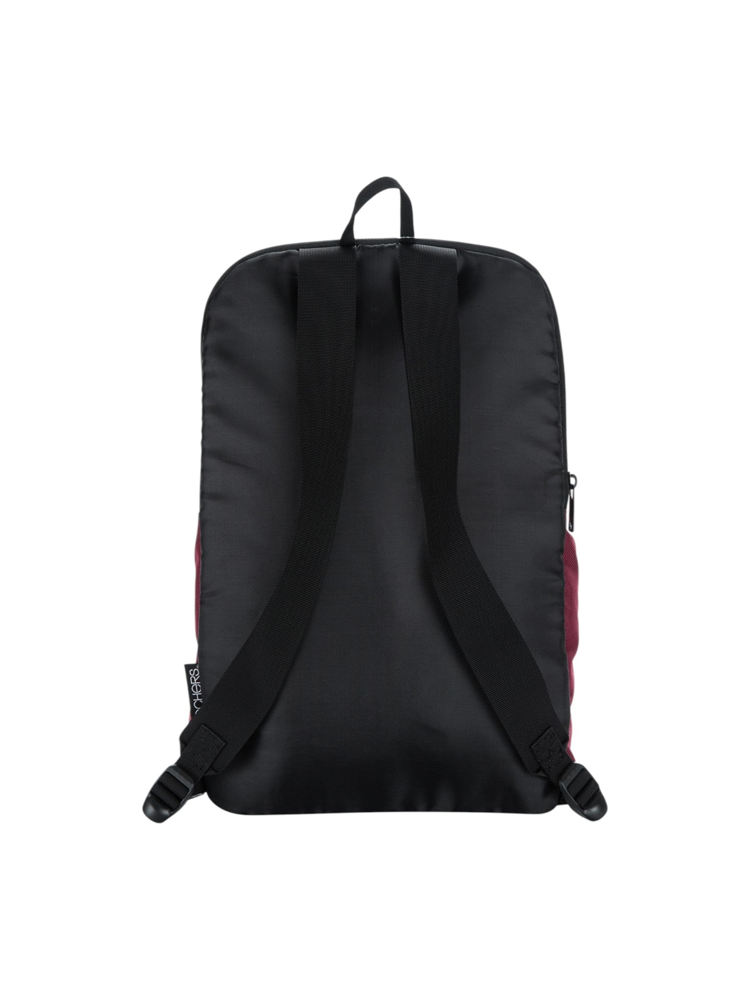 Black backpack with a visible brand logo on a white background. Skechers, Monza Outlet, Monza Fashion, Shein Outlet