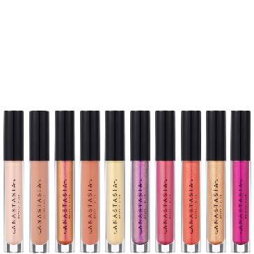 Set of Natasha Denona lip glosses in various colors on a white background Monza fashion outlet, monza outlet, shein outlet, shien outlet cosmetics, makeup, perfume