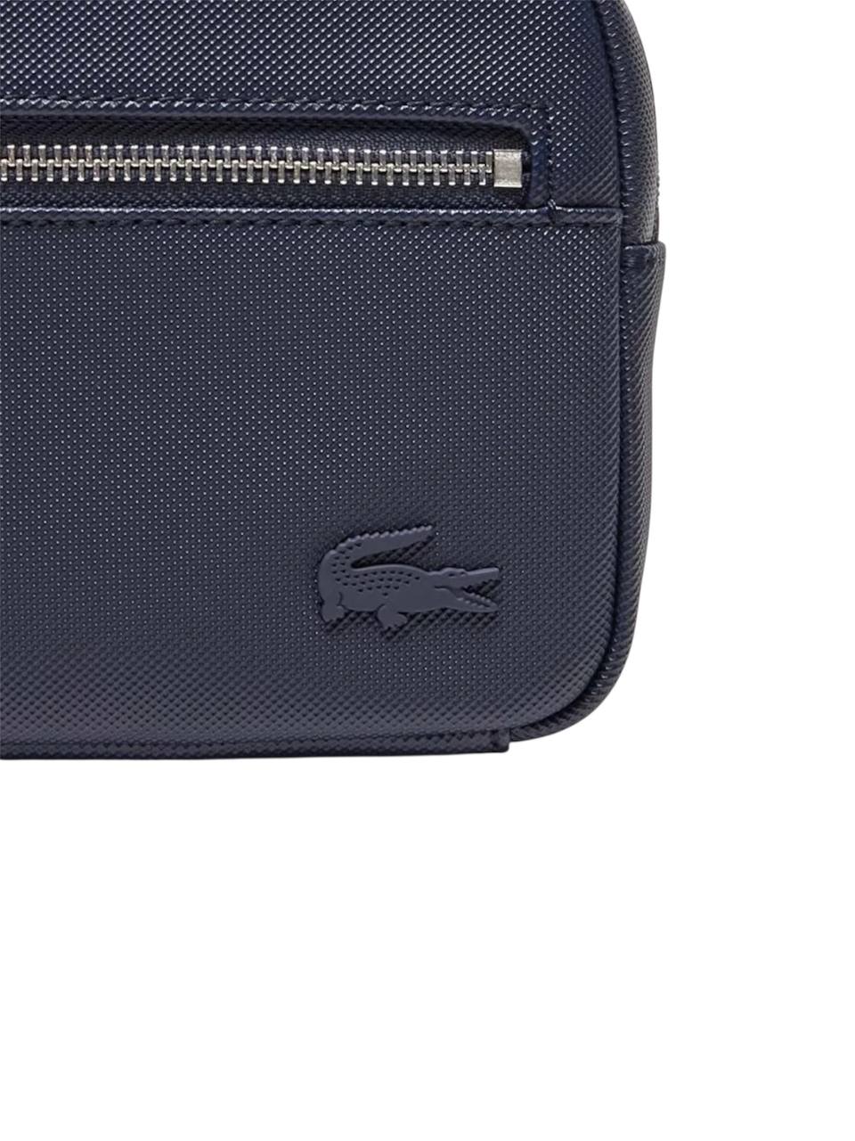 Navy blue bag with a brand logo on a white background Lacoste Monza Outlet, Monza Fashion, Shein Outlet