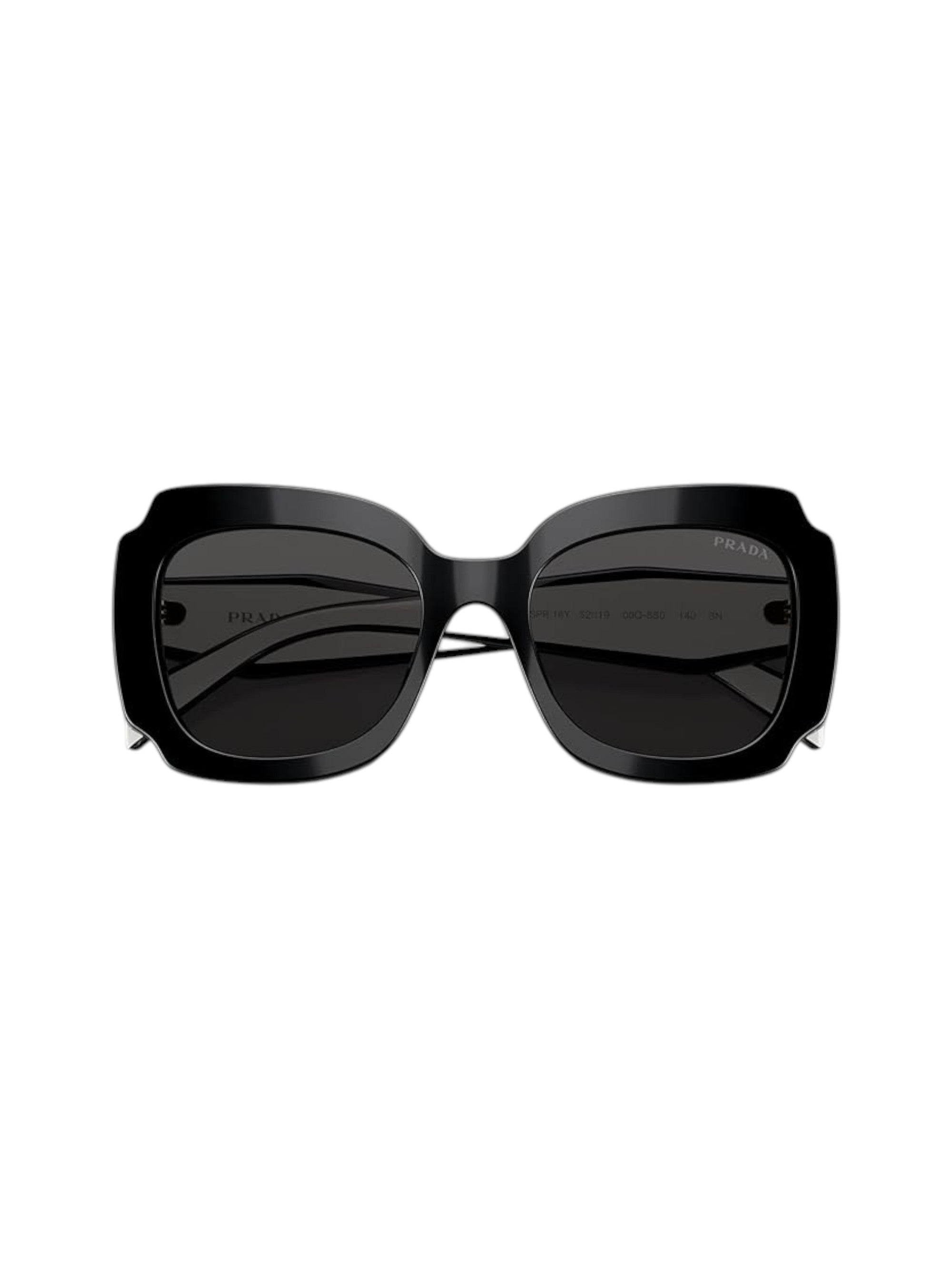 Black sunglasses with a brand logo on a white background Monza Outlet