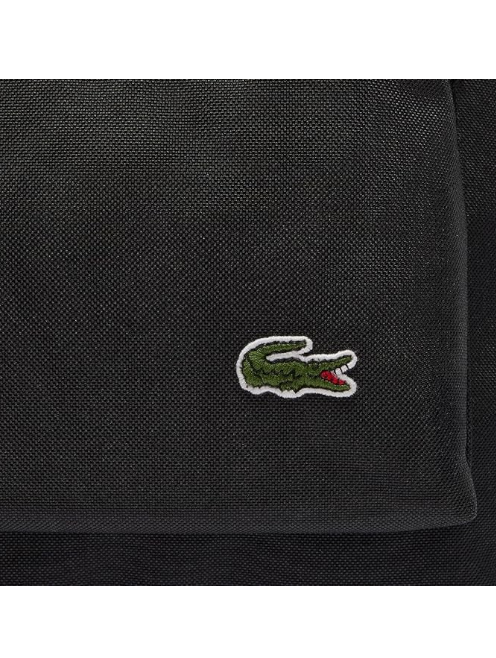 Black polo shirt with a green and white crocodile logo on a white background Lacoste Monza Outlet, Monza Fashion, Shein Outlet