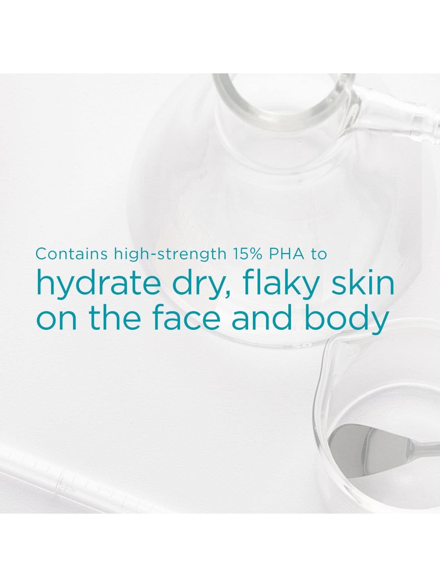 Product container with text about high-strength PHA for dry, flaky skin. Neostrata, Monza Outlet, Monza Fashion, Shein Outlet