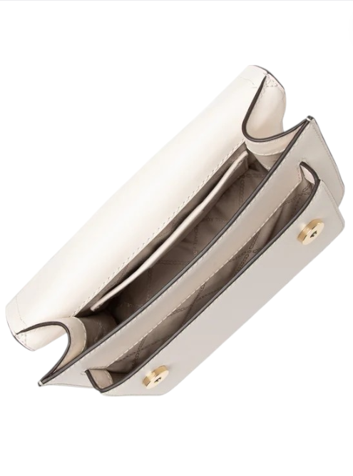 Metallic handle on a white background, Michael Kors, Monza Outlet, Monza Fashion, Shein Outlet