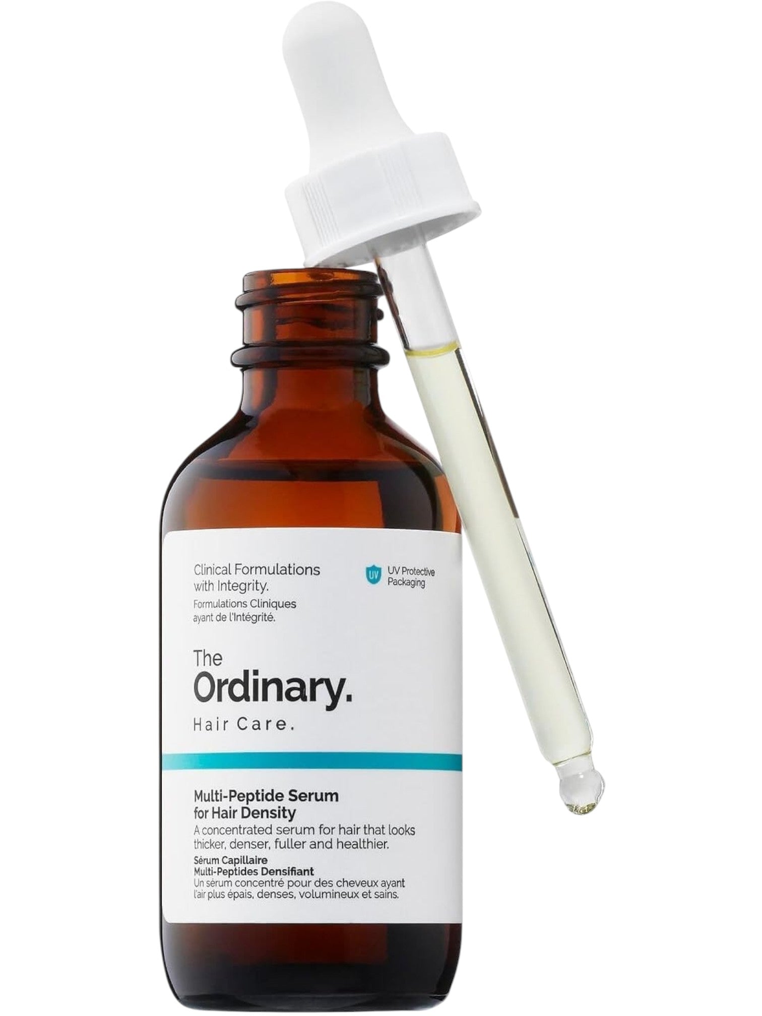 The Ordinary hair care serum bottle with dropper on a white background Monza Outlet