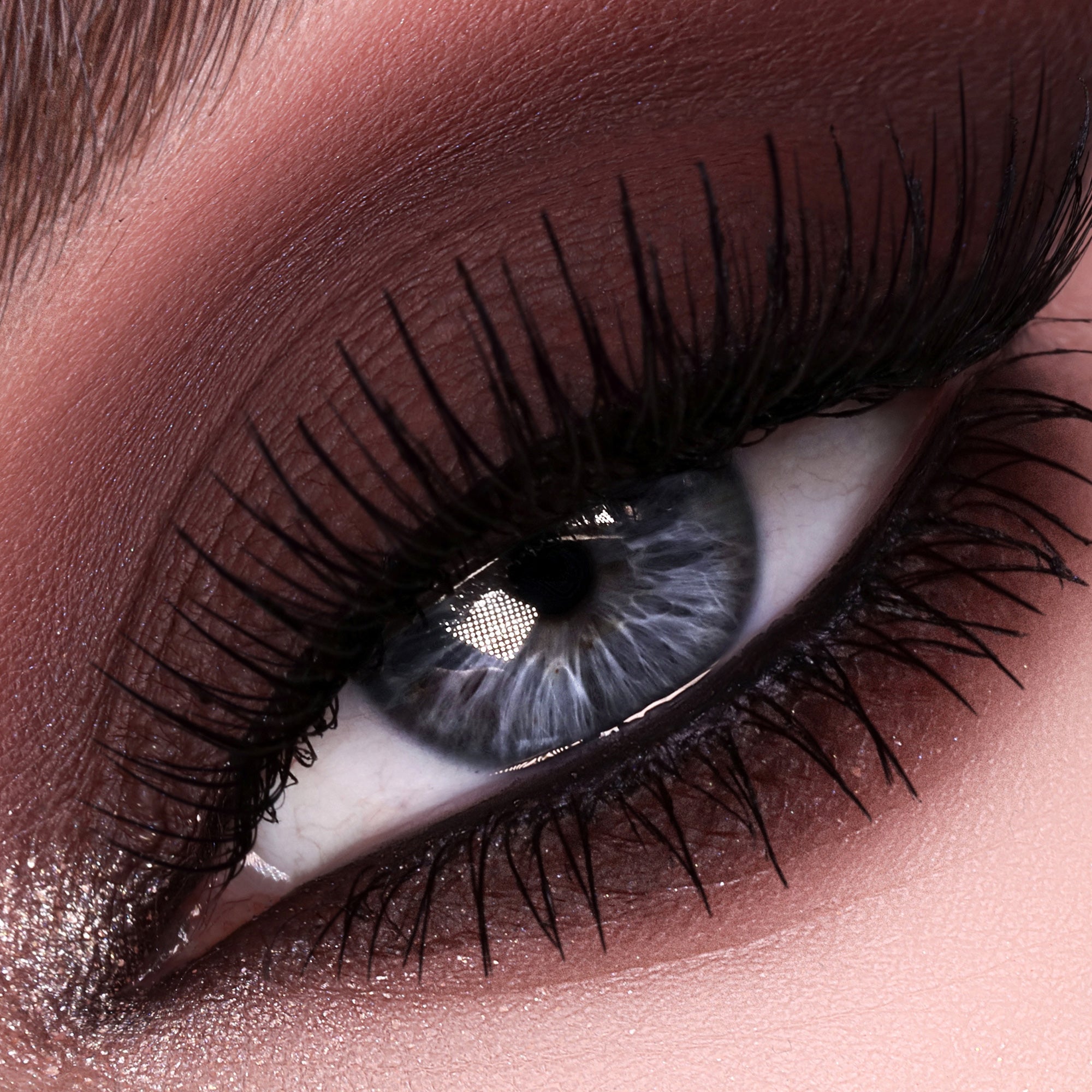 Close-up of a eye with makeup. Monza Outlet