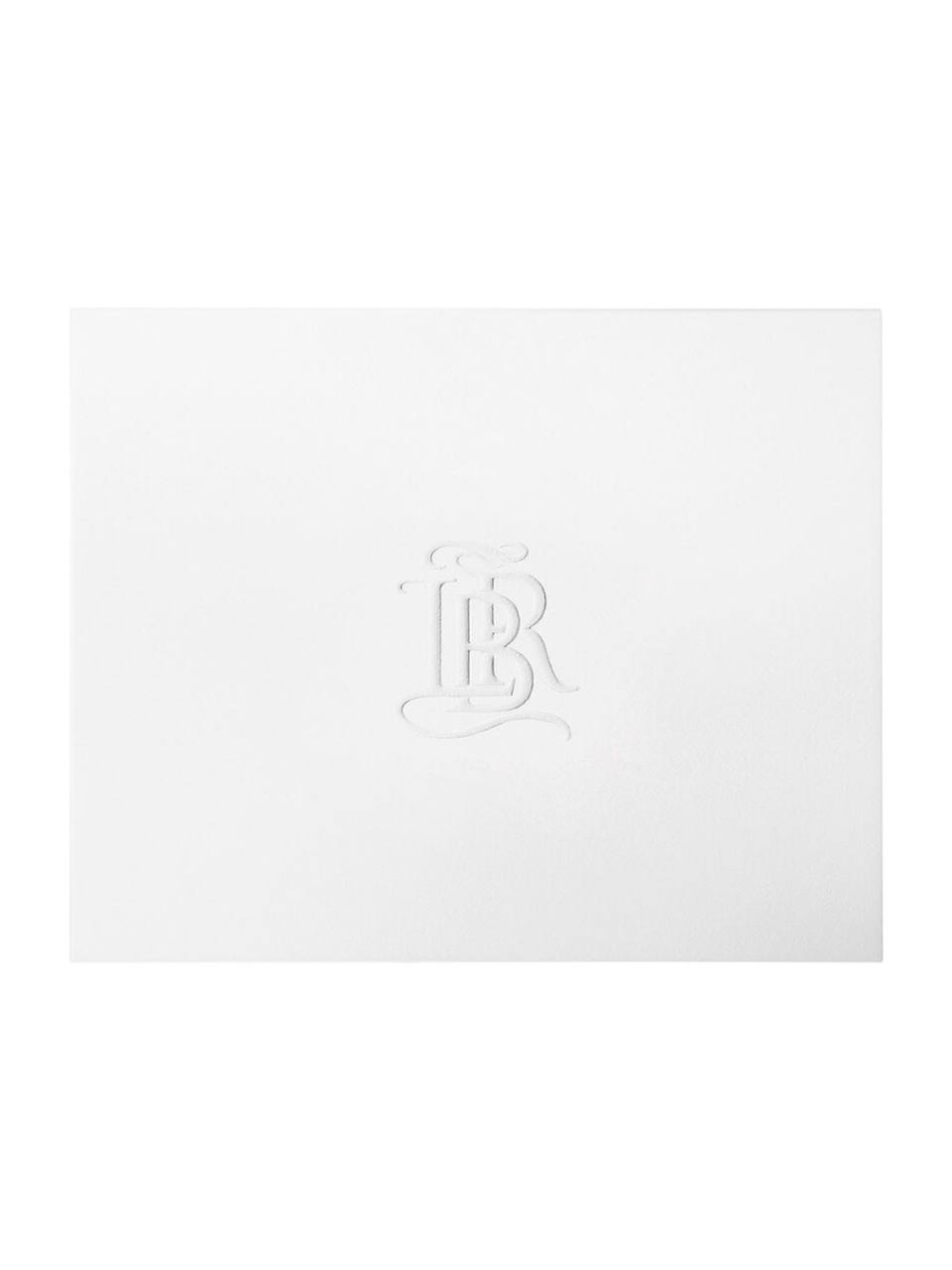 Le Coffret Gentelman (Refillable Leather Case - Navy Blue + White Lip Balm)