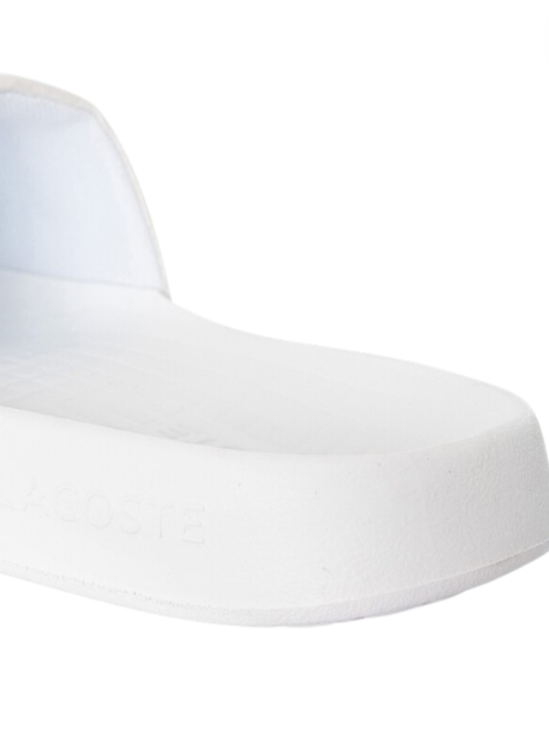 Close-up of a white shoe on a white background monza outlet, Shein outlet, monza fashion