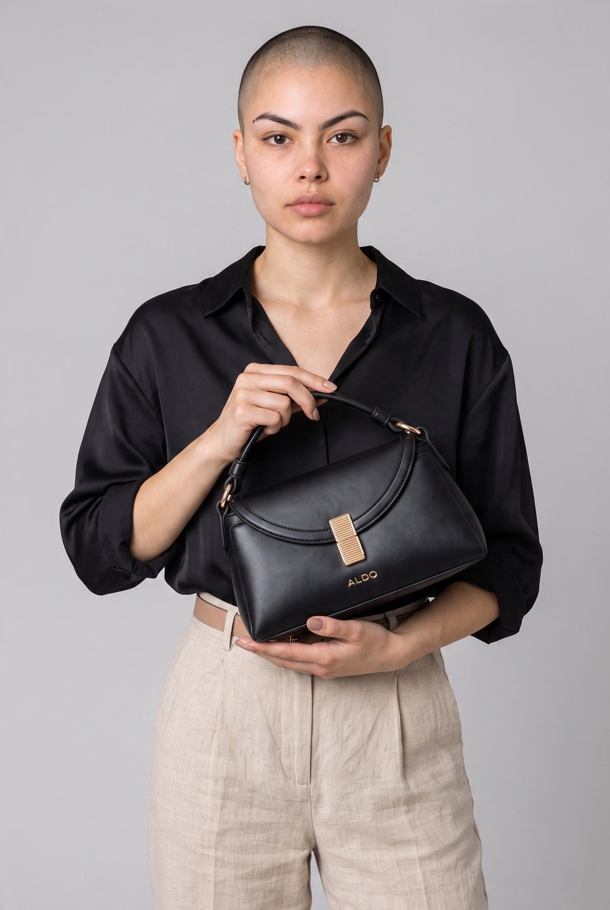 Aldo Women’s Black Satchel Handbag