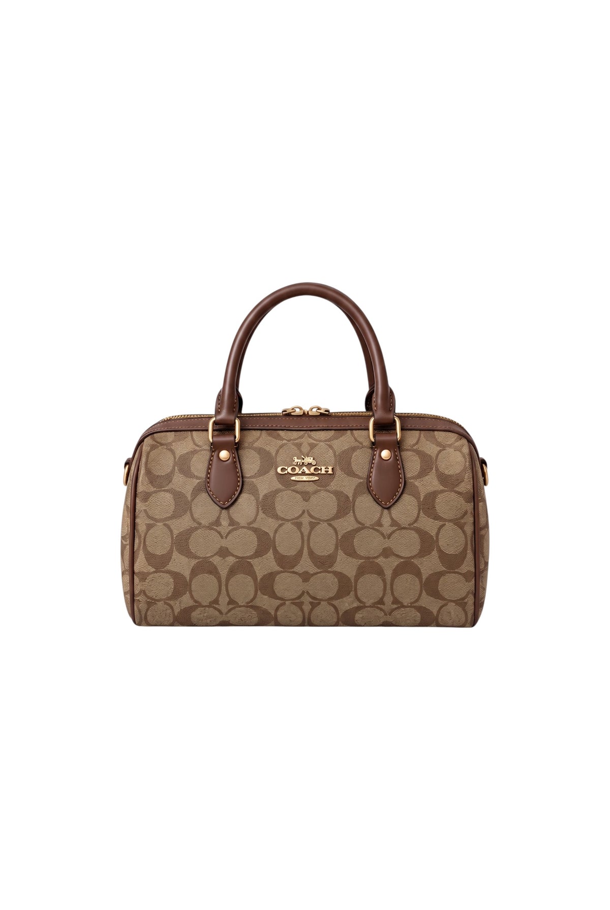 Coach Women’s Khaki / Saddle Satchel Handbag