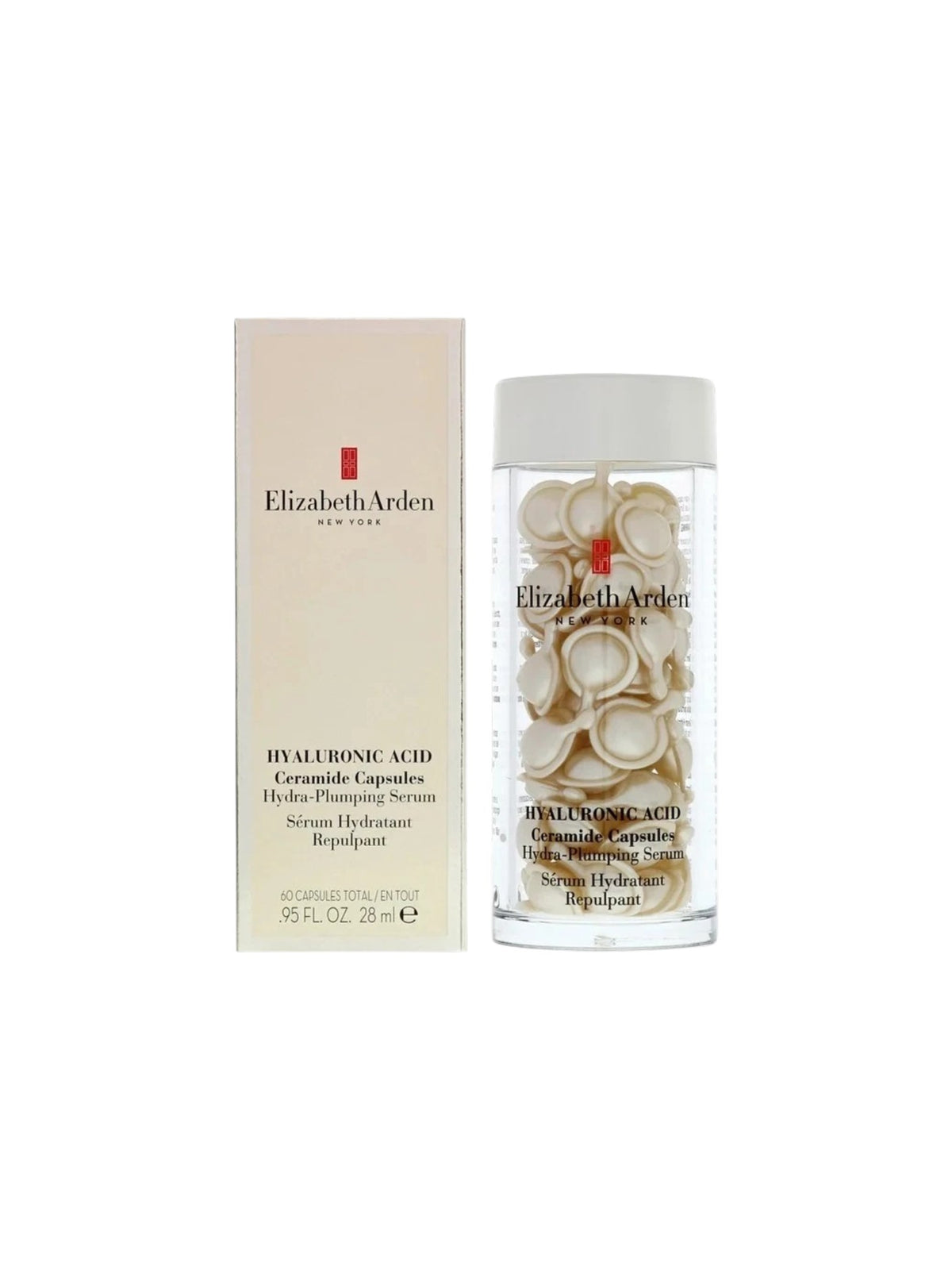 Elizabeth Arden Hyaluronic Acid Ceramide Capsules Hydra Plumping Serum (60 Capsules)