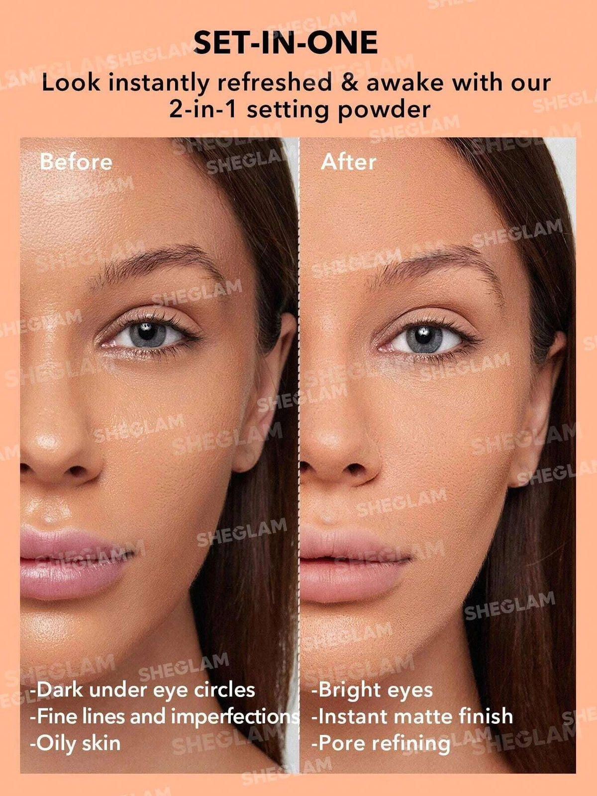 Sheglam Insta-Ready Face & Under Eye Setting Powder Duo