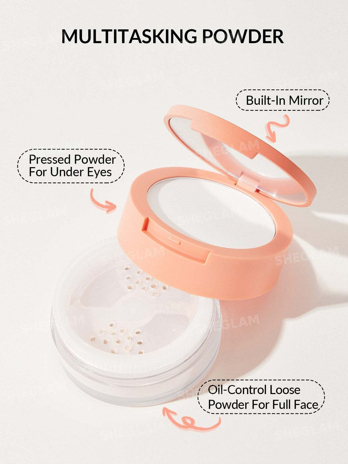Sheglam Insta-Ready Face & Under Eye Setting Powder Duo