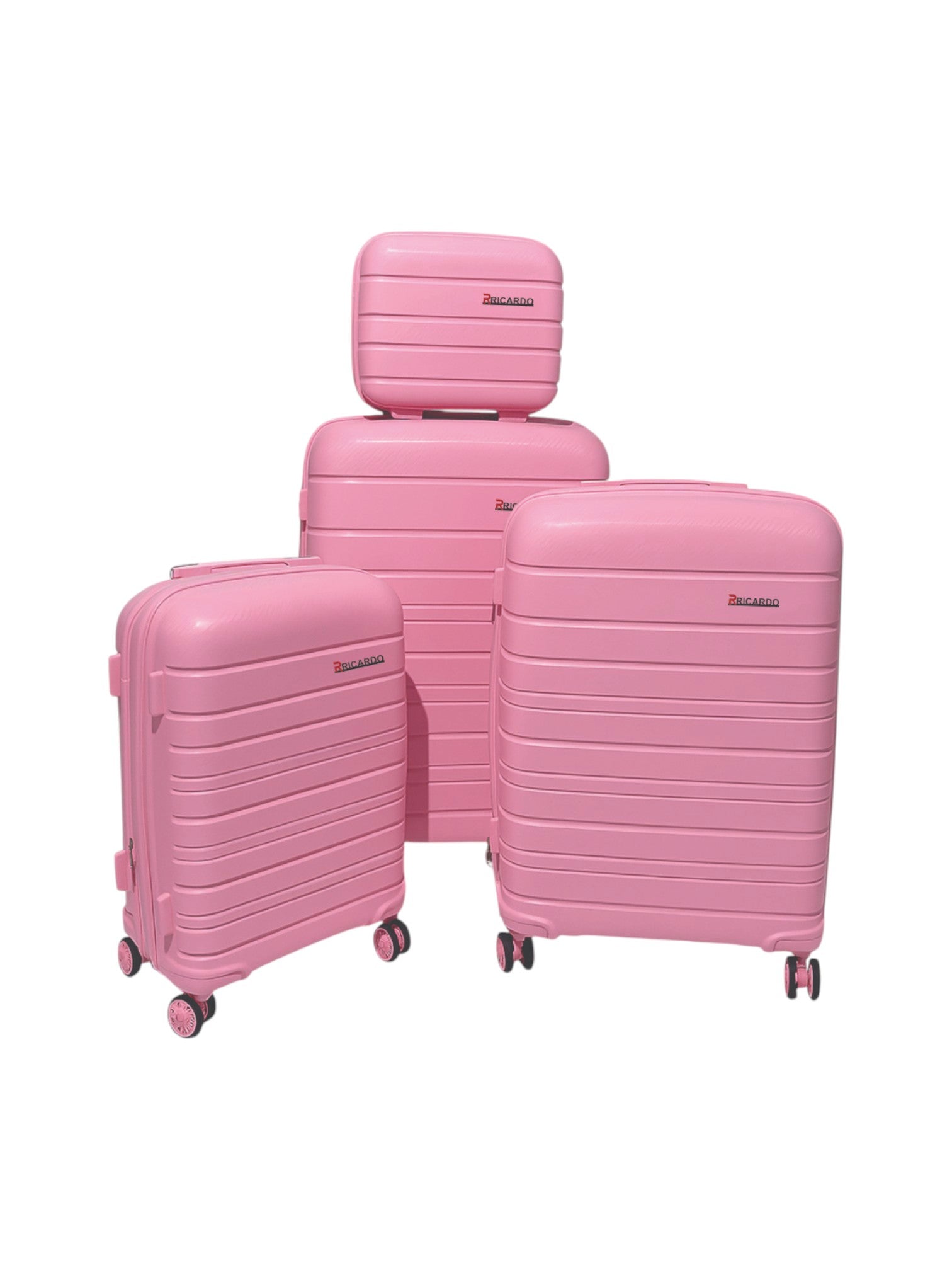 4 Piece Spinner Travel Bag Set with Anti-Theft Double Zipper