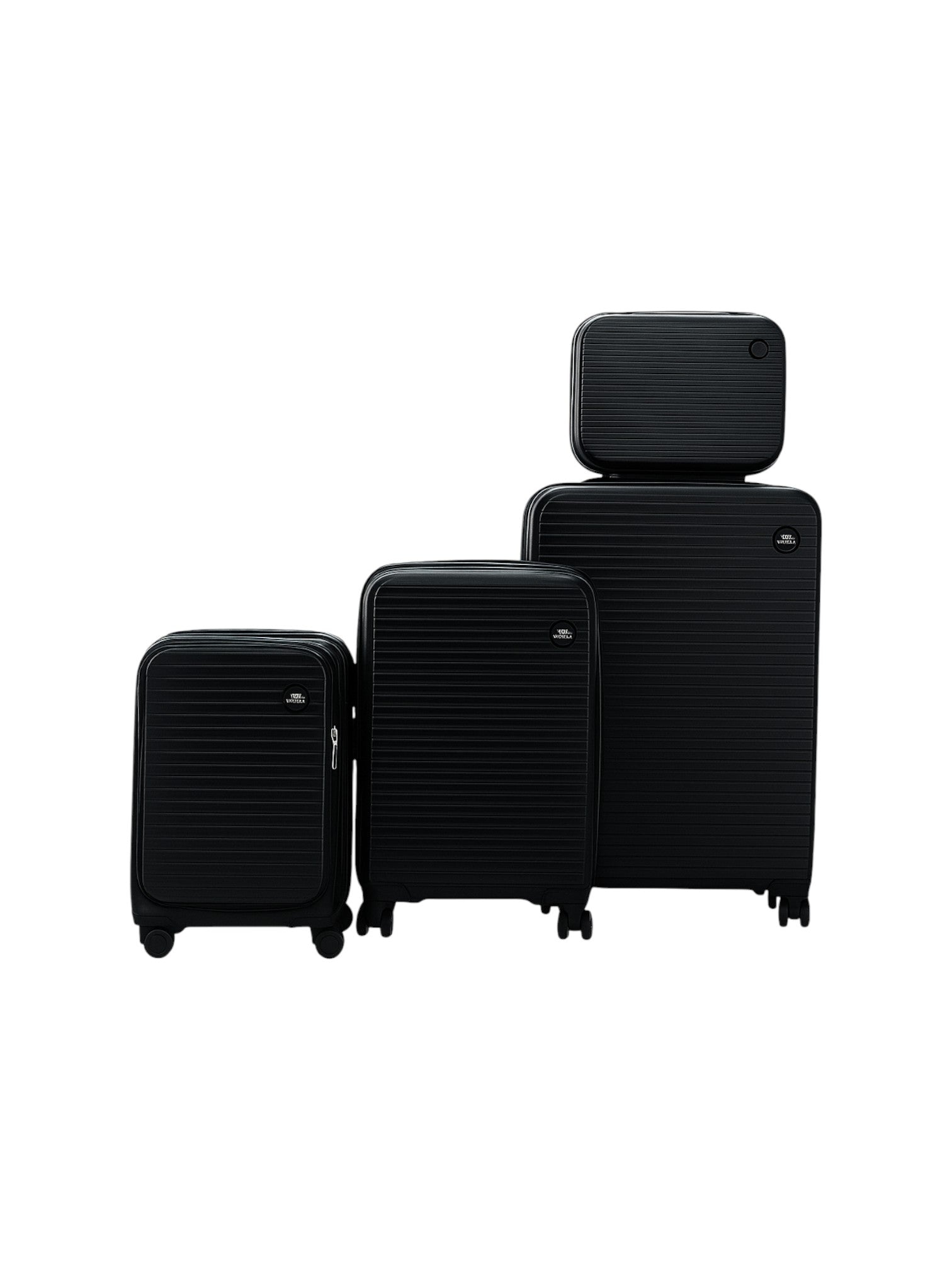 4 Piece Spinner Travel Bag Set with Double Zipper