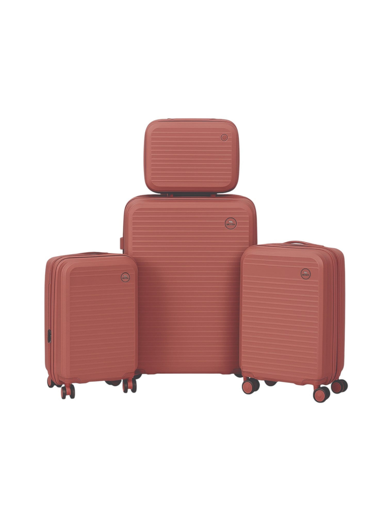 4 Piece Spinner Travel Bag Set with Double Zipper