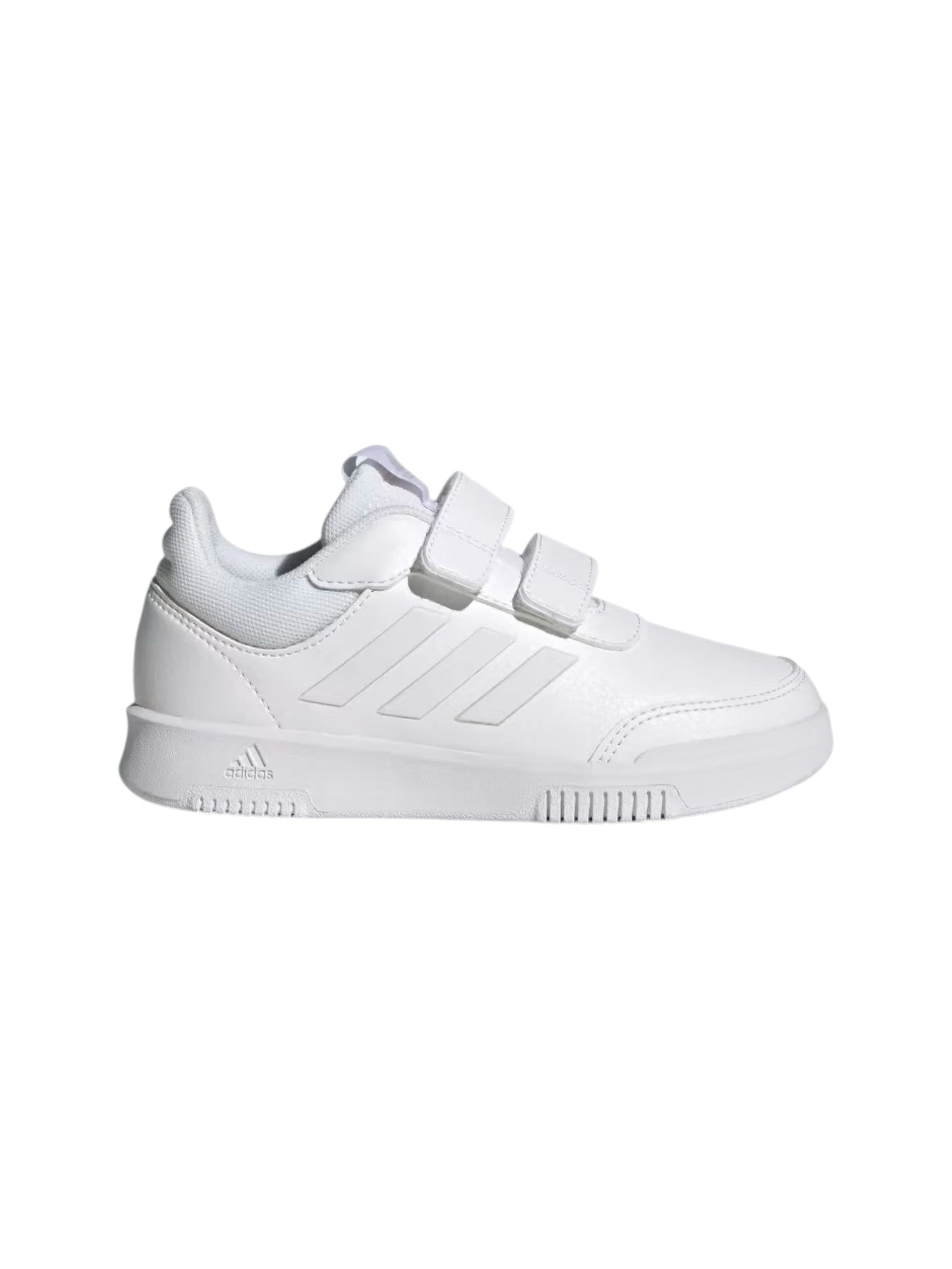 White Adidas sneaker with velcro straps on a white background. Adidas, Monza Outlet, Monza Fashion, Shein Outlet