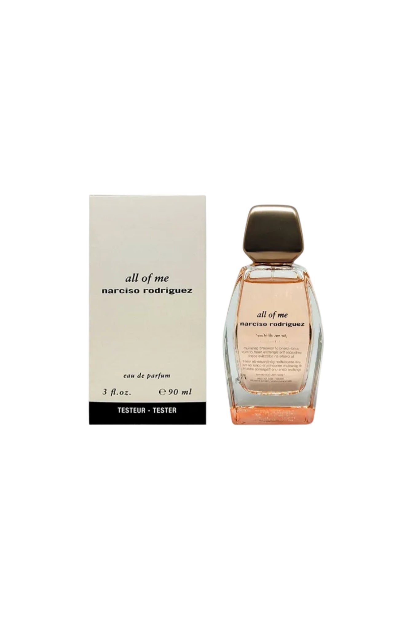 Narciso Rodriguez All of Me perfume bottle and packaging on a white background Narciso Rodriguez