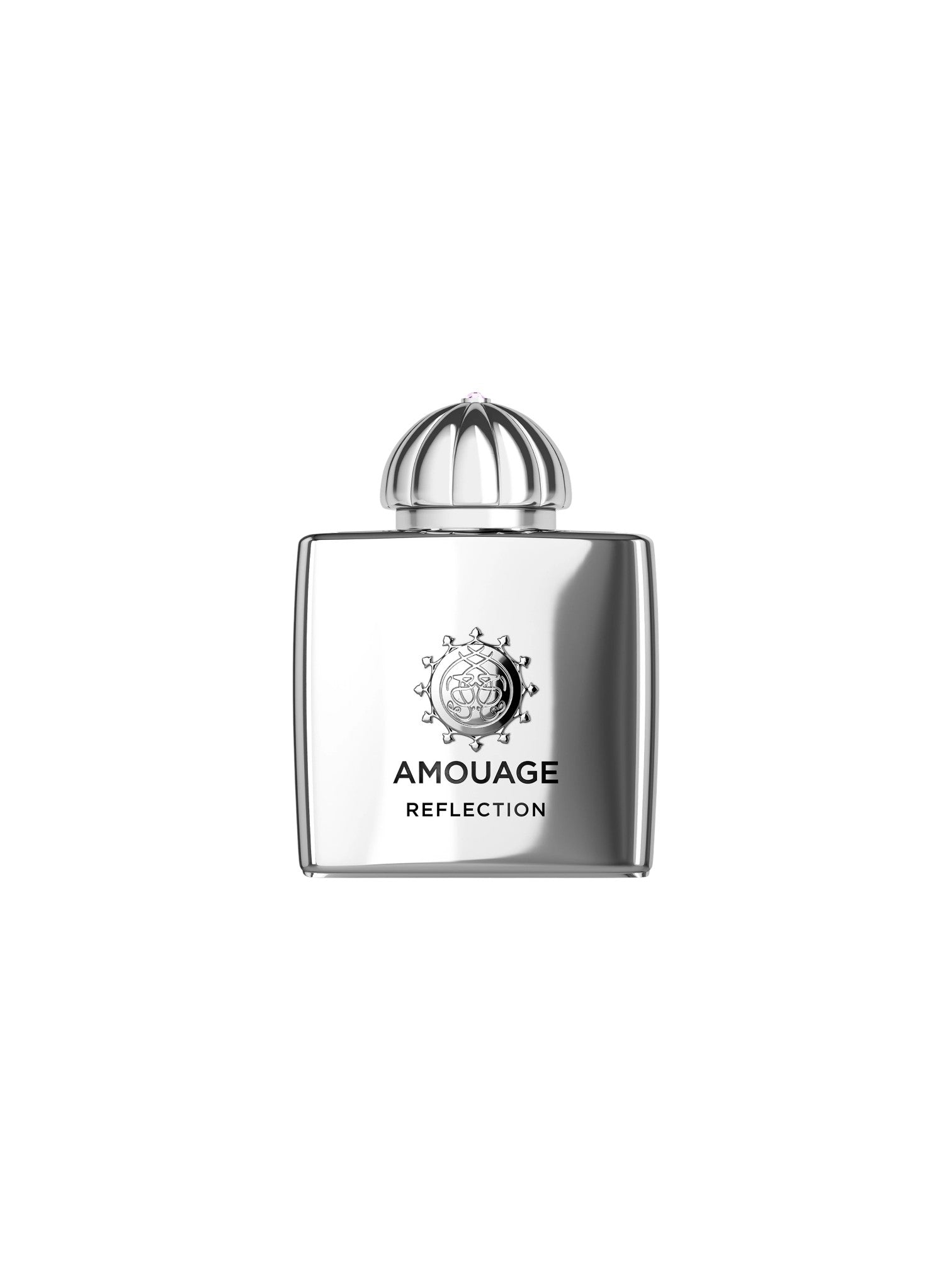 Amouage Reflection perfume bottle on a white background. Amouage, Monza Outlet, Monza Fashion, Shein Outlet