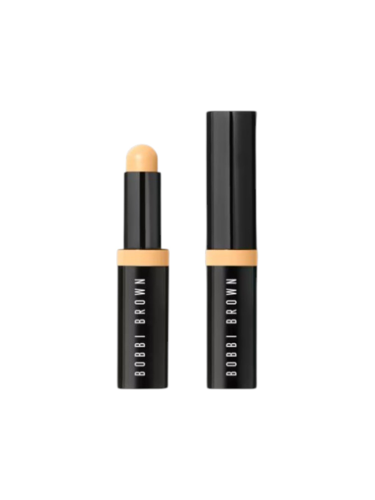 Bobbi Brown concealer stick with cap on a white background. Bobbi Brown, Monza Outlet, Monza Fashion, Shein Outlet
