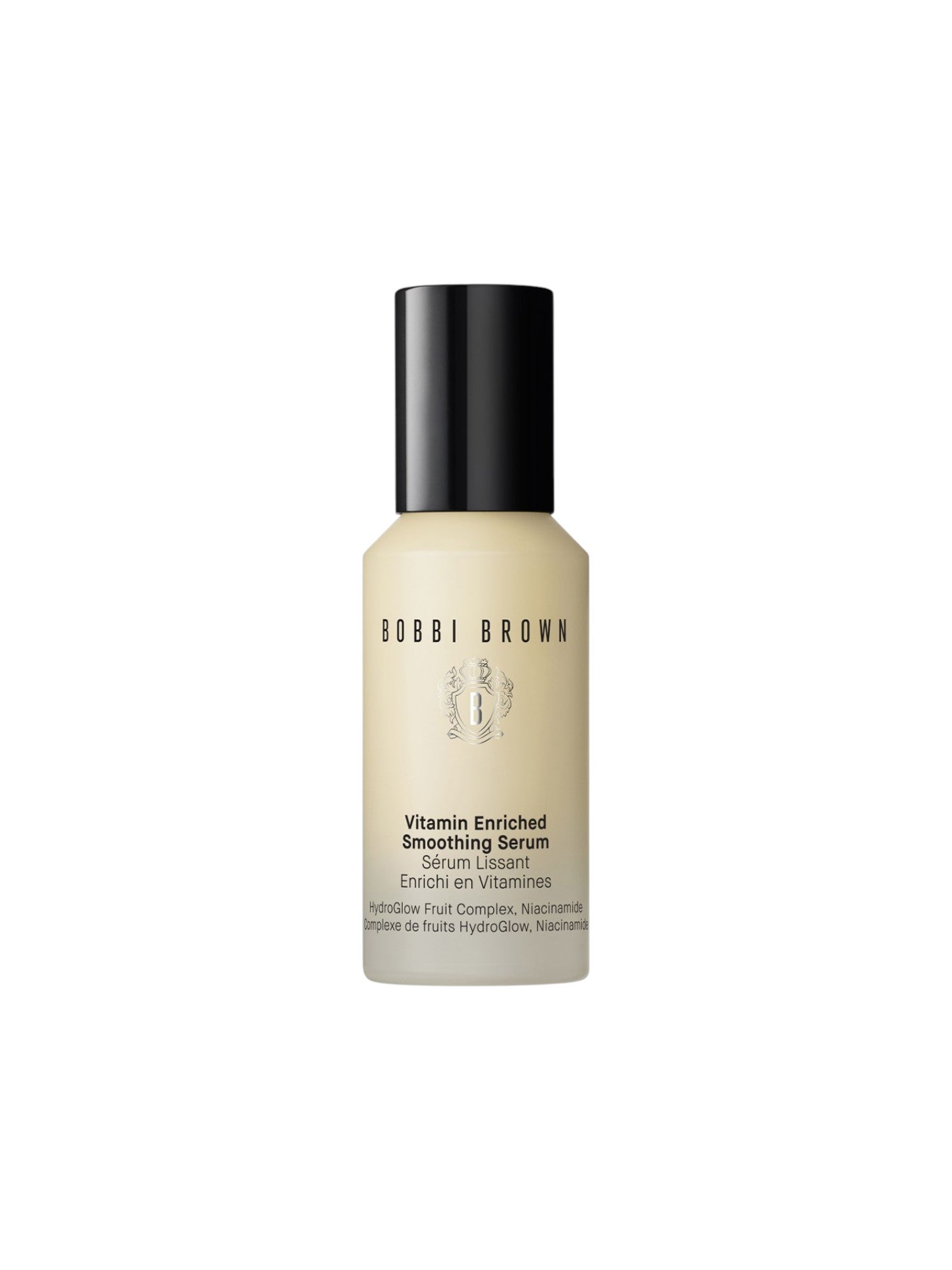 Bobbi Brown Vitamin Enriched Smoothing Serum bottle on a white background. Bobbi Brown, Monza Outlet, Monza Fashion, Shein Outlet
